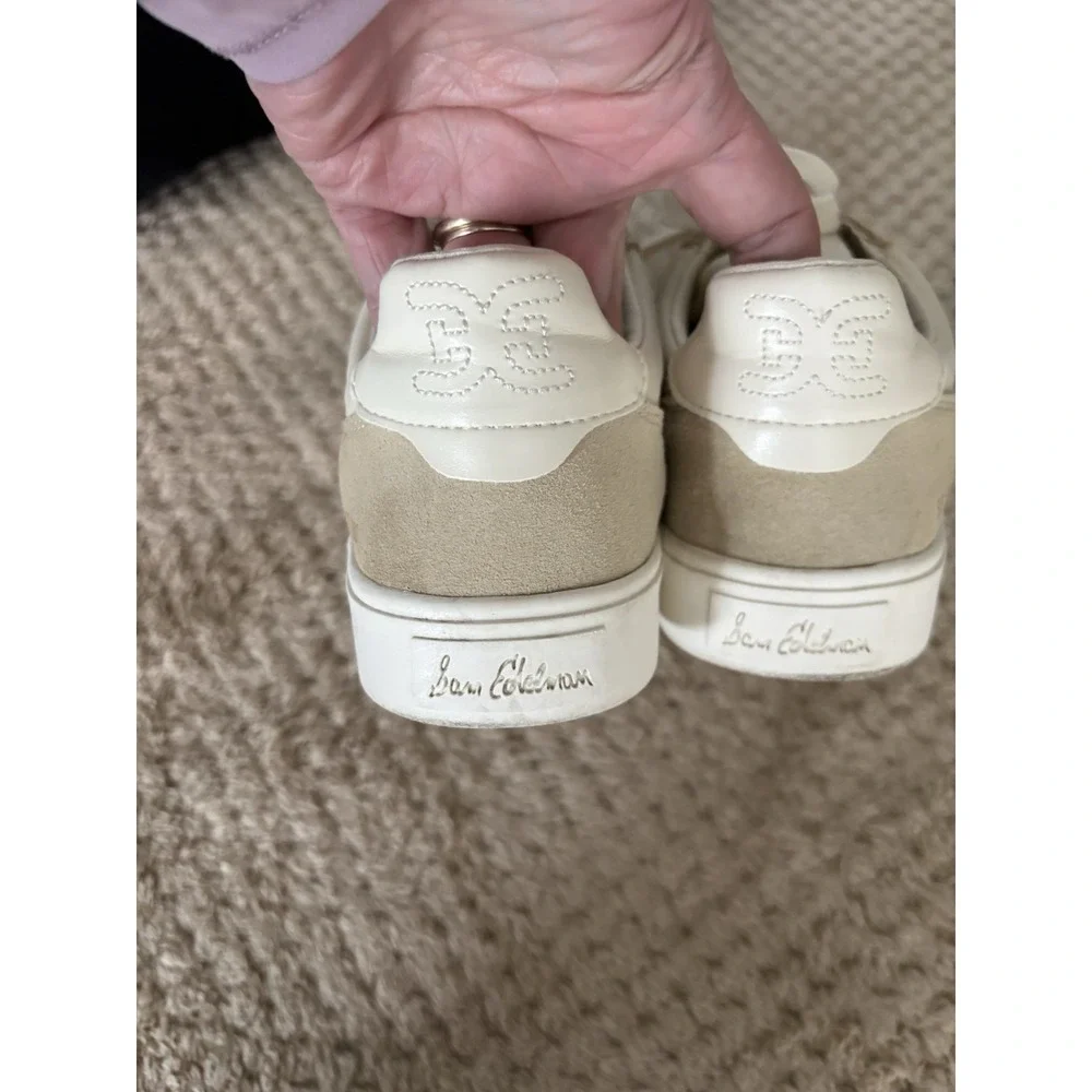 Sam Edelman Women's Tan Elcie Sneaker Size 7.5 Medium EUC